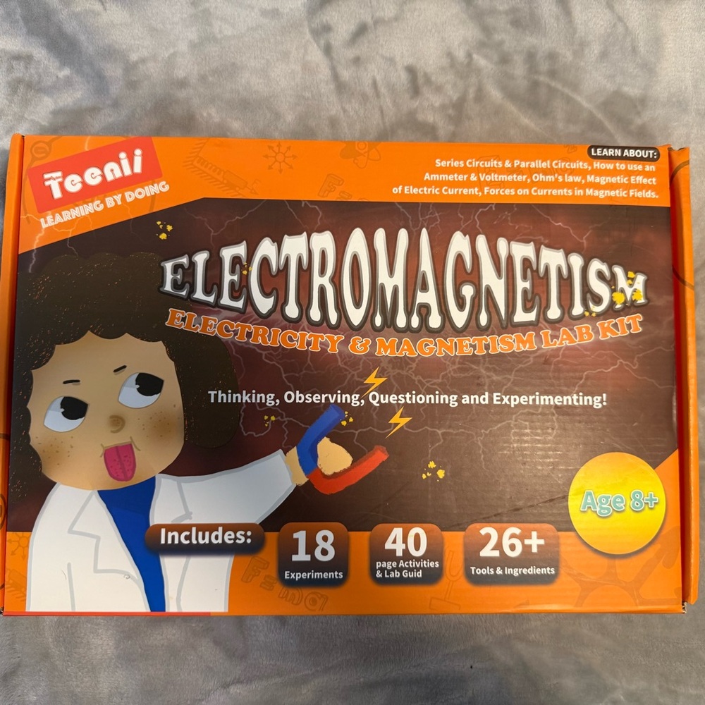 Electricity and Magnetism Kit Experiments STEM‎ Science Kit for Kids New